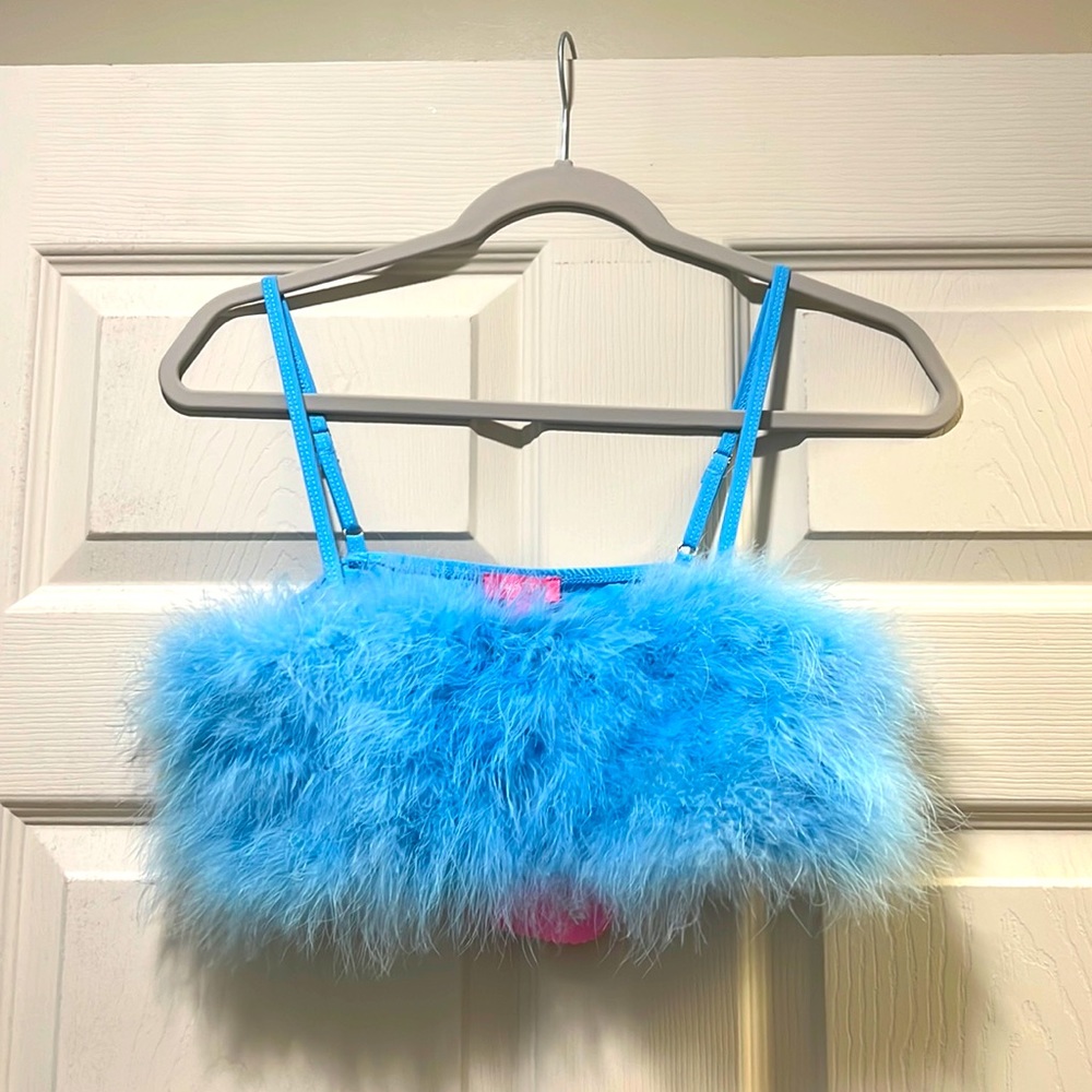 Feather tube top